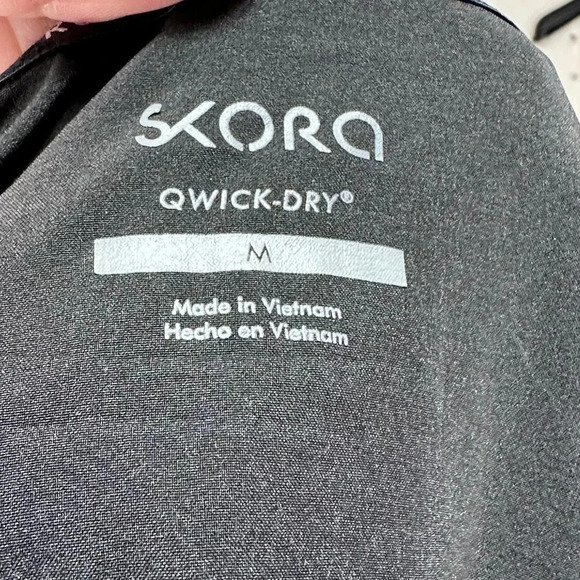 Skora Qwick-Dry M‎ black + gray lightweight pullover hooded running jacket - Picture 6 of 8